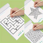 32-Page Children's Maze Game Book for Student Concentration Training, Intelligence Development, Early Education Toys, and Children