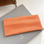 Autumn and Winter Wide Edge Elastic Women Hairband Makeup Wash Face Headband Sports Knitted Headpiece Headband