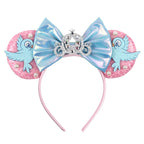 Nieuwste Mickey Mouse Oren Hoofdband Kid Adult Festival Party Pailletten Strik Haarband Vrouwen Baby Girl Party Haar Accessories