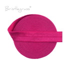 BRISTLEGRASS 2 5 10 Yard 5/8" 15mm Solid FOE Shiny Fold Over Elastic Spandex Satin Band Hair Tie Headband Dress Sewing Lace Trim