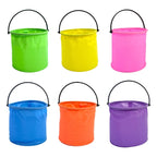 Beach Sand Bucket Toy 2Pcs Collapsible Bucket Gardening Tool Outdoor Pool Play Tool Kids Summer Water Fun Toy Birthday Gift