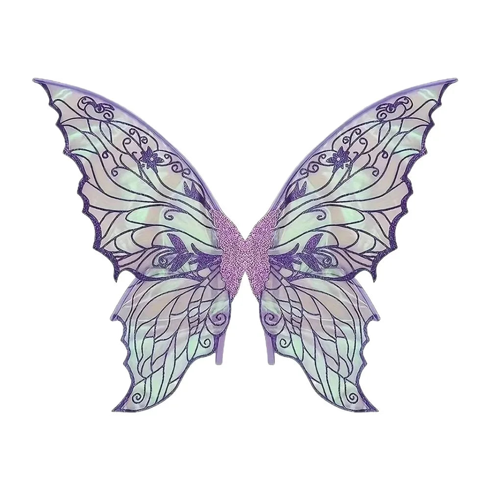 1PC Adults Fairy Wings Girls Sparkling Angel Wings Butterfly Costume Wings Halloween Costume Dress up Party Favor Christmas Gift