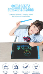 Multi-Size LCD Writing Tablet for Kids 6.5/8.5/10/12 Inch- Reusable Drawing Board, Eye Protection, Lock & Erase Educational Gift