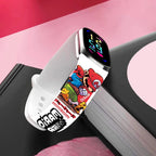 Mario Bros Digital Watch for Kids Waterproof Sport Wristband Luigi Princess Peach Yoshi Bowser Action Figures Children