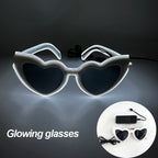 1 pcs Punk Glasses Men Women Costumes Sunglasses Luminous Led Sunglasses Boys Girls Eyewear Halloween Christmas Decor Sunglasses