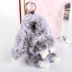 Pendant Plush Toy Bags Pendant Jewelry Ornament Fluffy Toy Doll Plush Bunny Keyring Plush Bunny Keychain Rabbit Fur Keychain