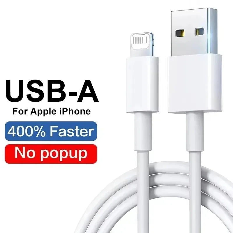 35W PD Original Fast Charging USB Cable For iPhone 11 12 13 14 Pro XS Max XR X 6 6S 7 8 Plus SE USB C Quick Charge Phone Cables