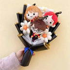 Anime Figures Harry Potter Stuffed Dolls Creative Handmade Bouquet Valentine Graduation Birthday Gifts For Kids