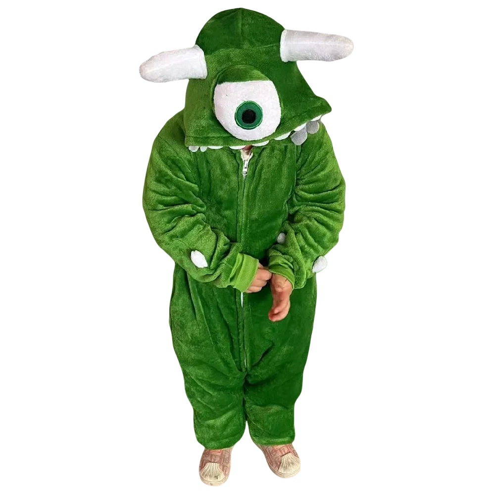 Cartoon Kigurumi For Children Kids' Animal Onesie Pyjamas Dog Wolf Dragon Dinosaur Halloween Carnival One-piece Costume Homewear