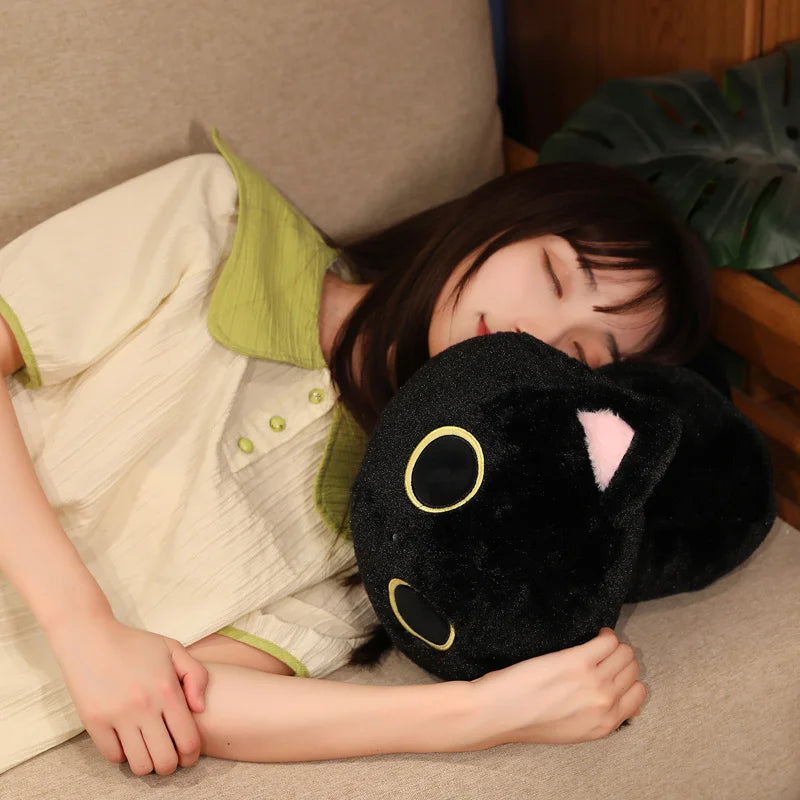 50/80/130CM Creative Cat Caterpillar Plush Toys Stuffed Soft Animal Long Pillow Funny Bed Cushion for Children Gift