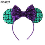 2026 Chic Embroidery Sequin Ears Headband Classical DOT Bow Hairband For Girls Women Party Head Wear Kids DIY Hair Accessories