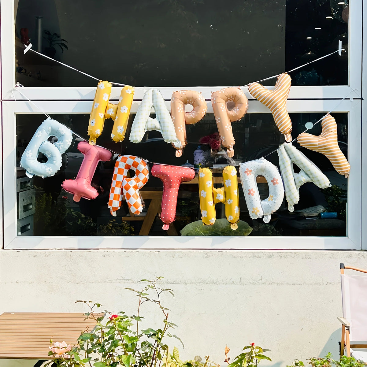 The New 16-inch English Birthday Letter Aluminum Film Balloon Set Is Suitable for Birthday Party Scene Layout Decor