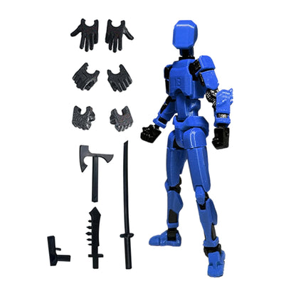 Articulated Action Figure Dummy with 13 Movable Joints