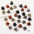12/24/30Pcs Mini Flower Hair Claw Clips Pack for Women Girl Cute Hair Accessories Creaseless Styling for Bangs Tiny Hair Styling