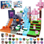 100-300pcs Magnetic Tiles Building Blocks Set,My World Figures Bricks, STEM Educational Toys for Kids Ages 3-10,Boys Girls Gifts