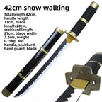 42cm/16.53in Anime Zoro Katana Swords Model Samurai Props Cosplay Peripherals Wooden With Sheath Collectible Ornaments Boys Toys