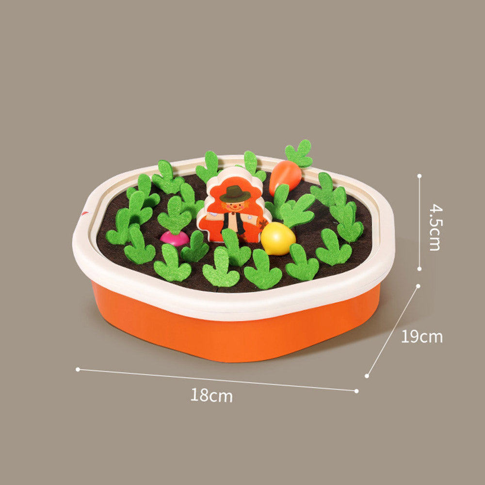 Children's Pull Radish Toy Fun Tabletop Carrot Harvest Game Teaching Aids Shape Sorting Matching Early Education Toys for Babies