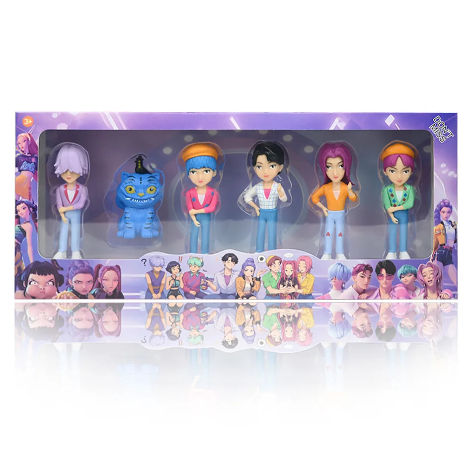 Anime Figure PVC Collectible – Kpop Demon Hunters Mini Figurine Toy
