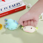 Cute Axolotl Squeeze Toys Stretch Design Fidget Doll Cartoon Fish Squishy Toy Stress Relief Multiple Color Slow Rebound Toys