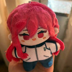 Mini Anime Plush Keychains Michel Caesar Mikage Reo Nagi Seishiro Chigiri Hyoma Bachira Meguru Cute Stuffed Starfish body Doll
