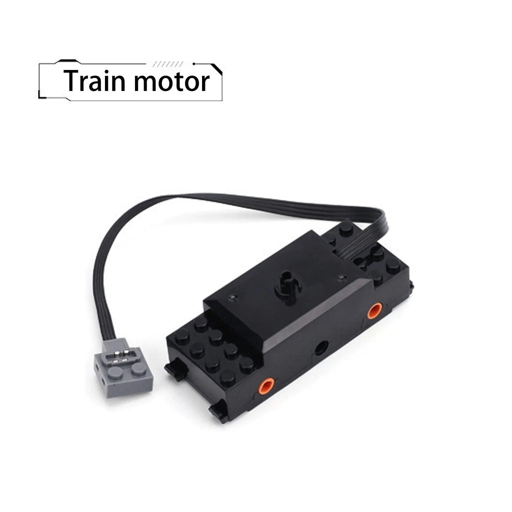Electric Motor Set the Car Remote Control Battery Box Switch with Led Light Power Function MOC Building Blocks Cars Motor Toys