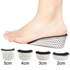 Height Increase Half Shoe Insoles Heel Insert Sport Cushion EVA Memory Foam Heel Lifting 2/3/4/5CM Taller Invisible Heighten Pad