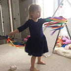 Montessori Style Sensory Toy BPA-free Non-toxic Baby Ribbon Ring Newborns Upwards Develop Colour Recognition Sensory Toy