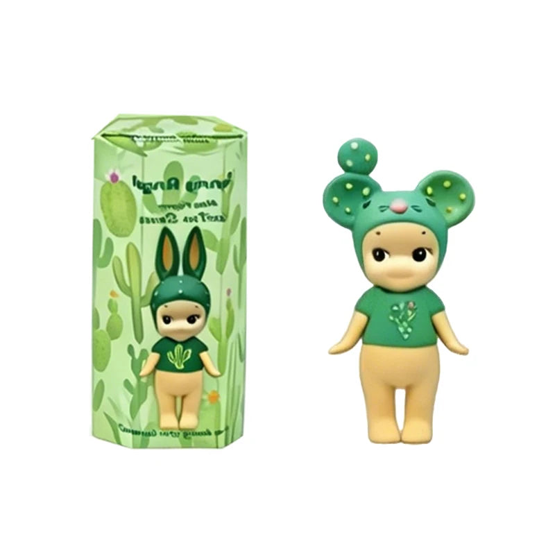 Hot Sells Angel Blind Box Cute Marine Animals Series Cactus Series Cartoon Mini Figures BlindBox Ornaments Dolls Children Gift