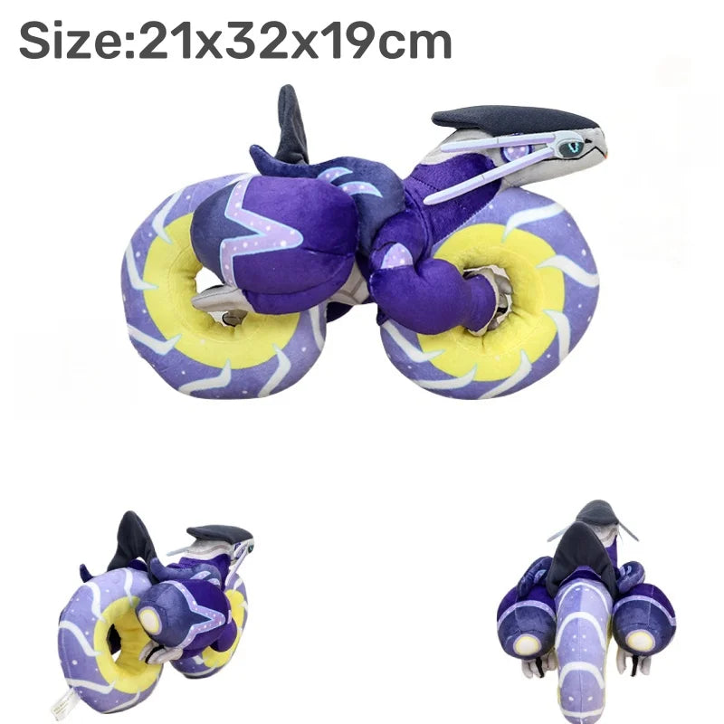 New Pokemon Plush Toys Garchomp Groudon Primal Charizard Vulpix Koraidon Miraidon Gyarados Soft Stuffed Animals Toys Kids Gifts