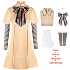 MEGAN Cosplay Dress for Girls Women AI Doll Robots Megan Dresses Uniform MEGAN Girls and Adult Cosplay Halloween Costume