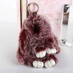 Pendant Plush Toy Bags Pendant Jewelry Ornament Fluffy Toy Doll Plush Bunny Keyring Plush Bunny Keychain Rabbit Fur Keychain