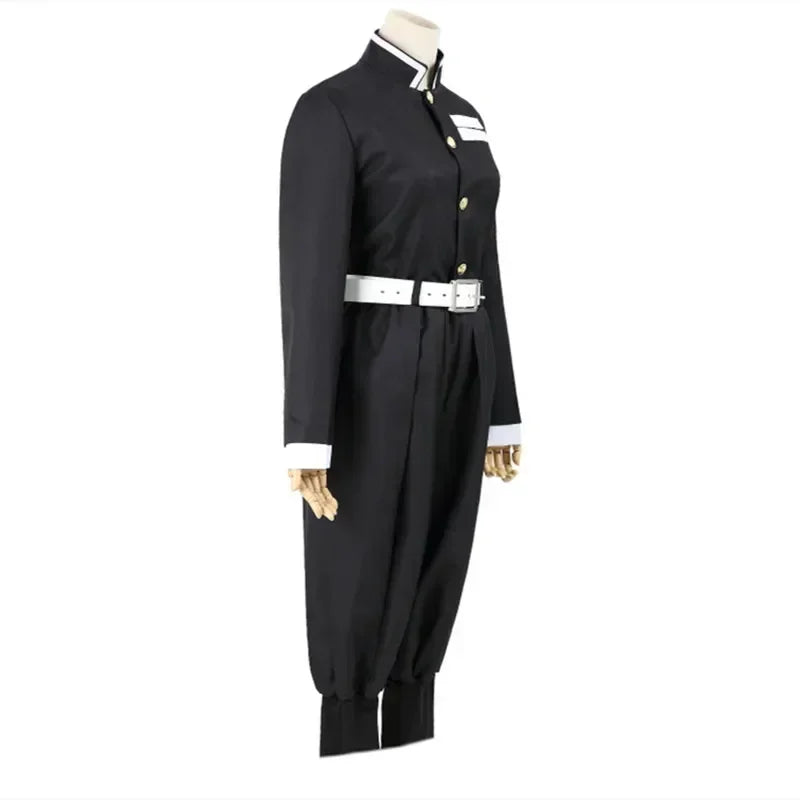 New Halloween Anime Cosplay Costume Top Jacket Pants Black Team Uniform Unisex Halloween Clothes