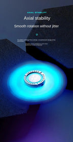 Glow. Metal EDC Fidget Spinner fidget toy Stress Relief Pressure Relief. Hand Toy Cool Spinning Top Adult Gift for Boys