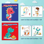 Line drawing, children's doodle books, learning numbers, early education to improve grades, fun drawing games, holiday gifts