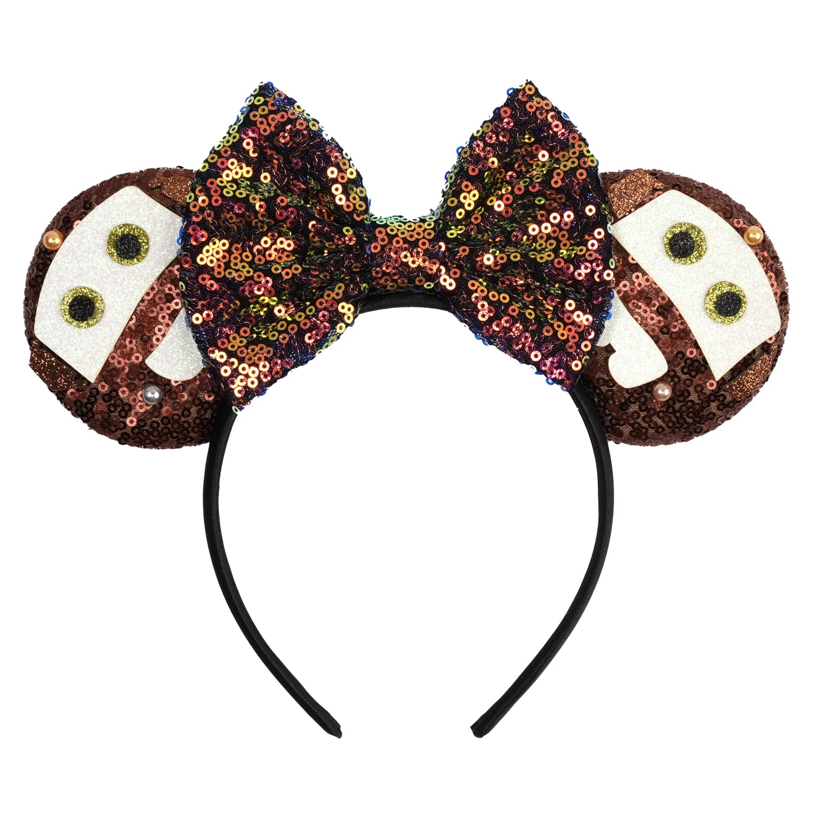 Disney Pixar Cars Kawaii Ear Headbands for Adults Lightning McQueen Hairband Cars on The Road Headwear Girl Bow Hair Accessories