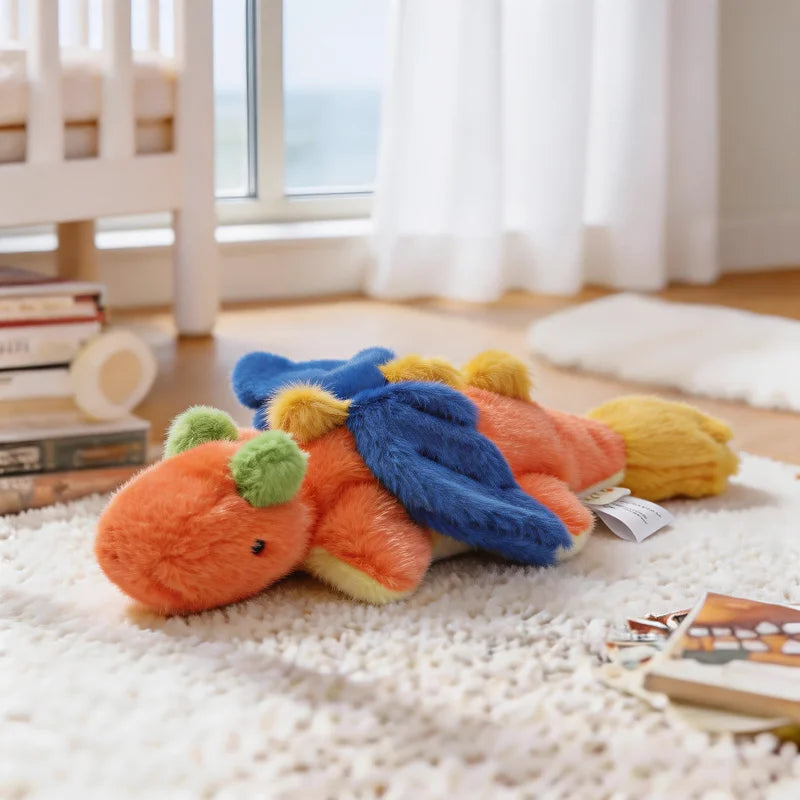 12 Colors 25cm 33cm Cute Fly Dargon Plush Toy Creative Colorful Dargon Soft Doll Work Buddy Sleep Soothing Doll Children Gift
