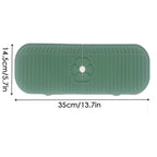 Kitchen Faucet Splash Pad Silicone Sink Faucet Splash Guard Mat Sponge Drain Pad Countertop Protector for Kitchen Bath Gadgets