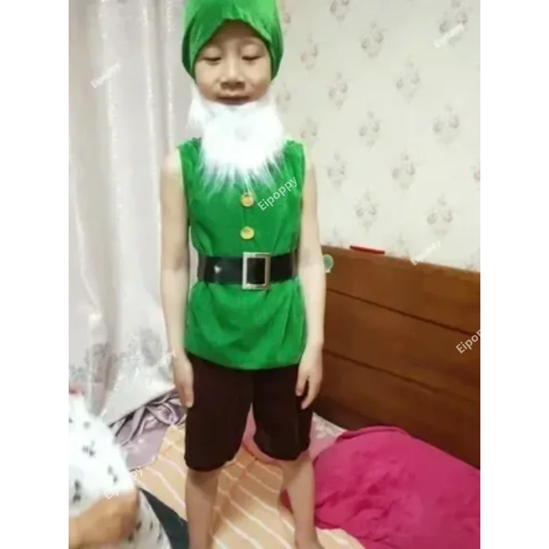 Carnival Cosplay Clothing Christmas Performance Seven Dwarfs Costume for Children Christmas Costumes for Kids Halloween