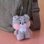 Kpop ZB1 Doll Keychain 12CM Zeroni Cartoon Cute Plush Doll Pendant Bag Accessories Key Ring ZhangHao HanBin Ricky Fans Gift