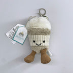 JC Golf ball plush keychain, grape keychain, jellyfish plush toy, hippopotamus, and plush elephant JC bag keychain