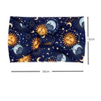 Bohemia Print Wide Headbands New Vintage Elastic Knot Turban Headwrap for Women Girls Soft Print Yoga Bandana Hair Accessories