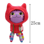 New Gabbys doll house Plush Toy Mercat Cartoon Stuffed Animals Smiling Cat Car Cat Hug Gaby Girl Birthday Gift!