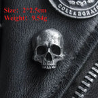 Halloween Skull Pin Punk Skeleton Badge Gothic Brooch for Jewelry Accessory Gifts Wholesale