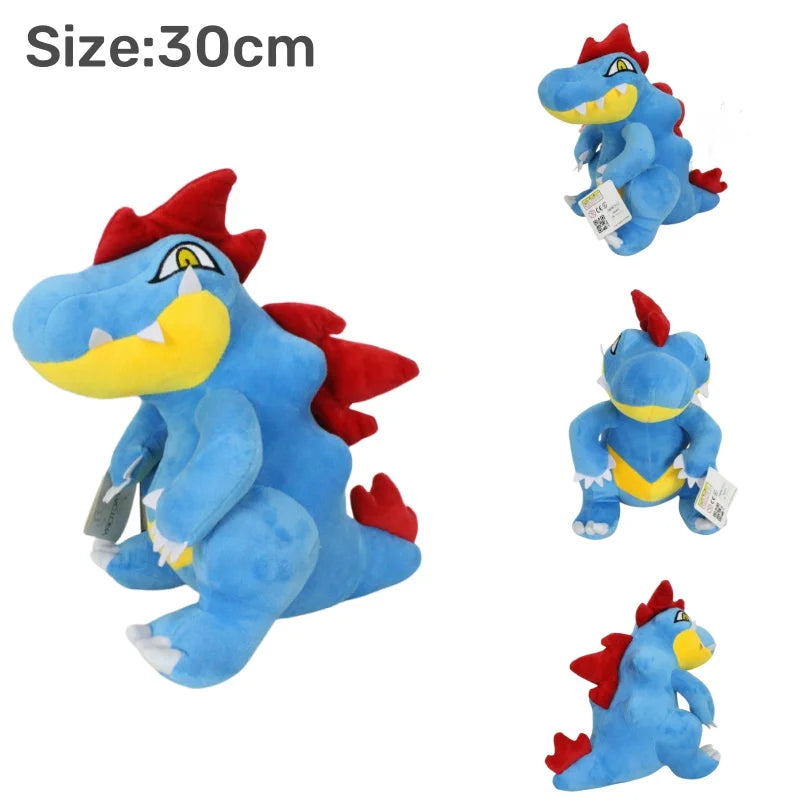 Pokemon Plush Toys Bayleef Zeraora Greninja Goodra Salamence Garchomp Zapdos Swampert Anime Figures Kid's Xmas Birthday Gift