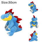 Pokemon Plush Toys Bayleef Zeraora Greninja Goodra Salamence Garchomp Zapdos Swampert Anime Figures Kid's Xmas Birthday Gift