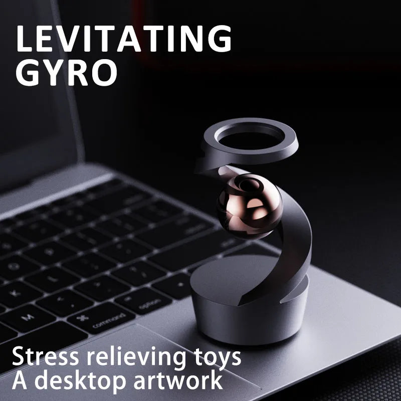 Suspended Spinning Top with Visual Effect Stress Relief Focus Tool Adults & Kids Suspended Gyroscope Fidget Spinner Fidget Toy