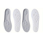 1Pair/2Pairs/4Pairs High Elasticity Latex Sport Insoles Soft Shoe Pads Arch Support Orthotic Insoles Breathable Deodorant Insole