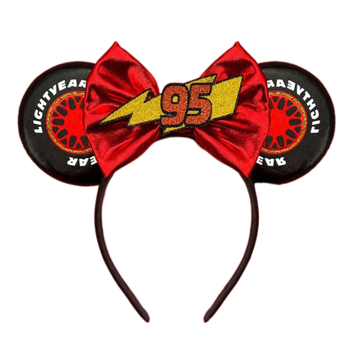 Mouse Ears Headband Cartoon Sequin Bows Headband Birthday Party Christmas Halloween Princess Cosplay Costume For Women Adult
