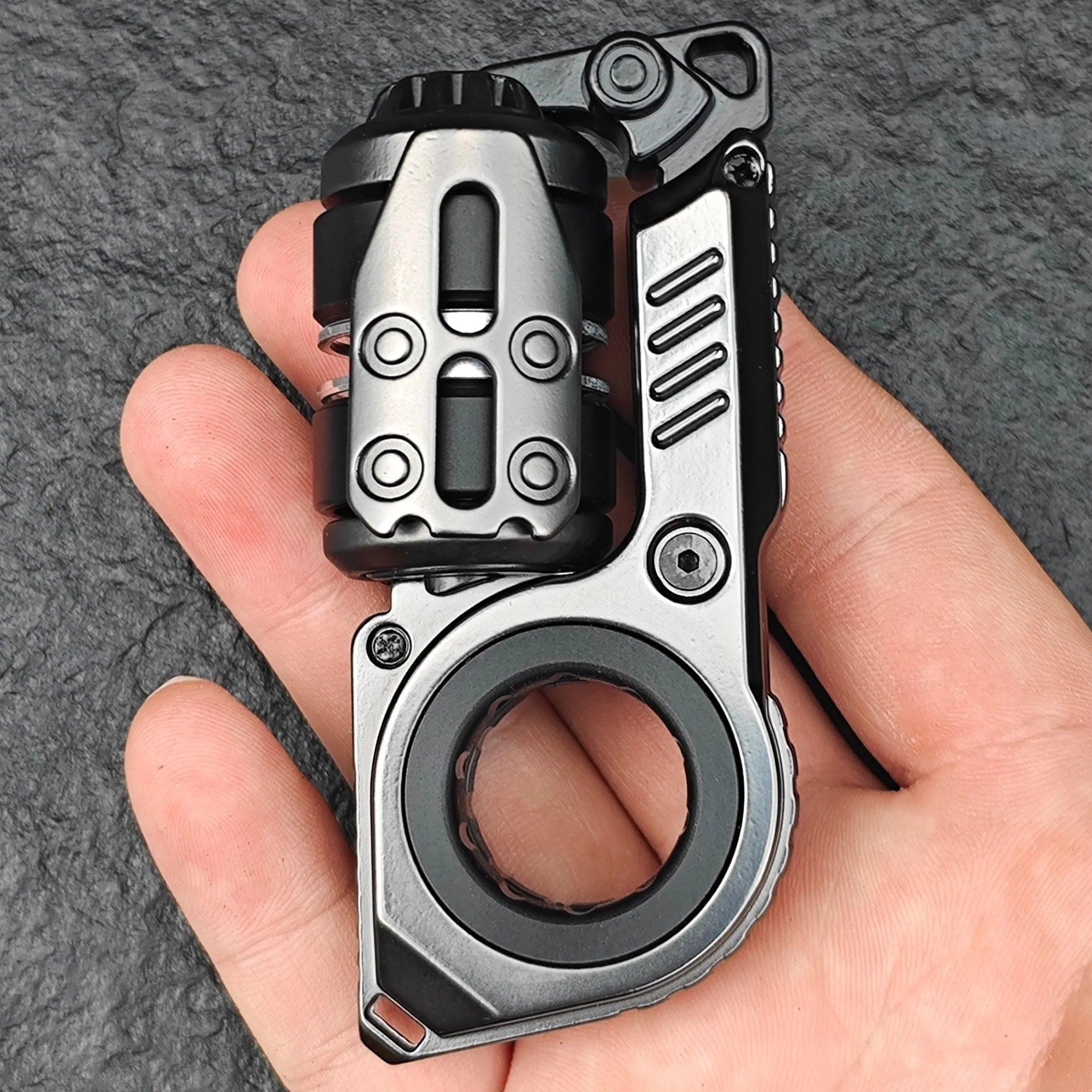 EDC Fidget Sliders Fidget Toys Tuning Fork Fidget Spinner Magnetic Push Egg Mechanical Ratchet Slider Crisp Sound