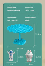 Fun Frog Balance Tree Children Math Toys Balancing Board Game Parent-child Interaction Tabletop Balance Game Toy Gift for Kids